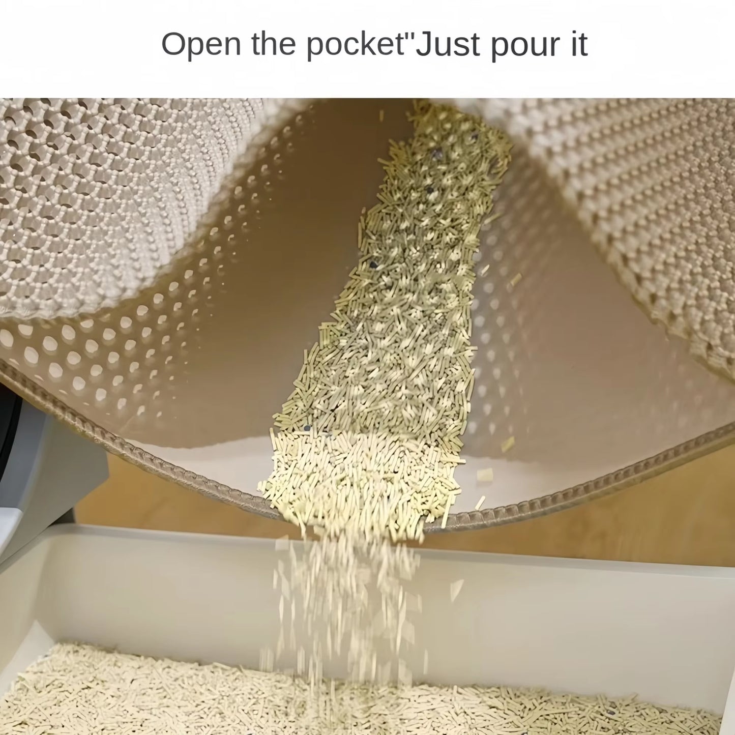 Large Cat Litter Mat - Double Layer Waterproof, Non-Slip, Washable Pet Litter Box Pad