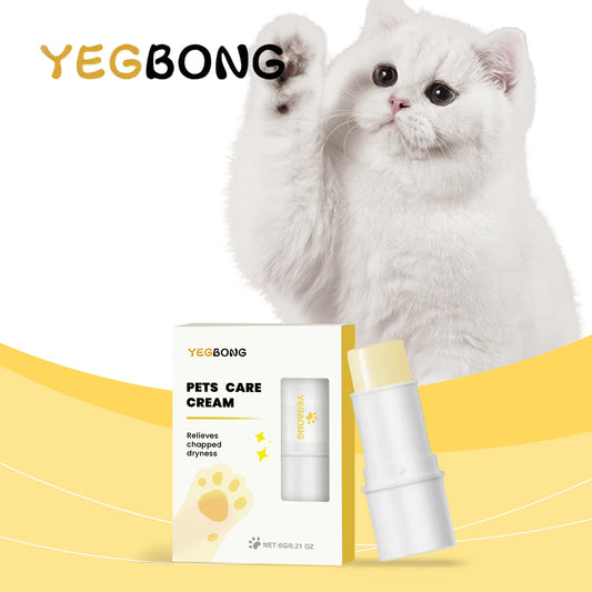 YEGBONG Pet Paw Balm Stick - Gentle Moisturizing and Nourishing Care for Dogs and Cats with Dry, Cracked Pads - Vet Recommended for All Seasons
