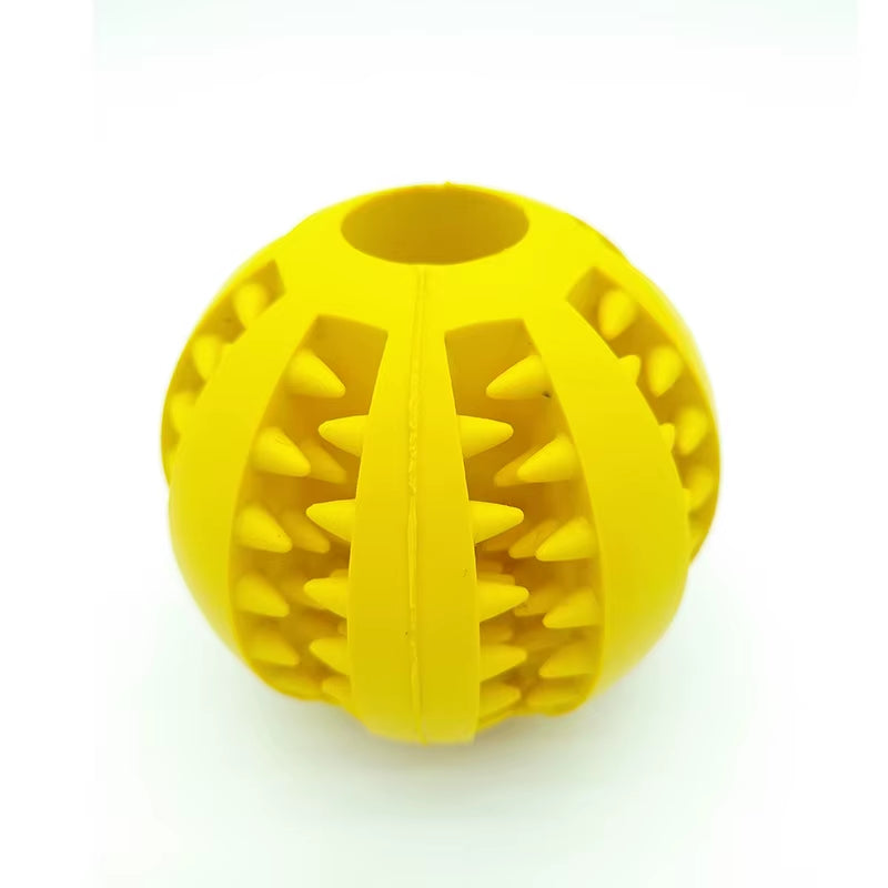 Interactive Suction Cup TPR Ball Dog Toy with Molar Bite and Elastic Ropes for Dental Care and Chewing Activities